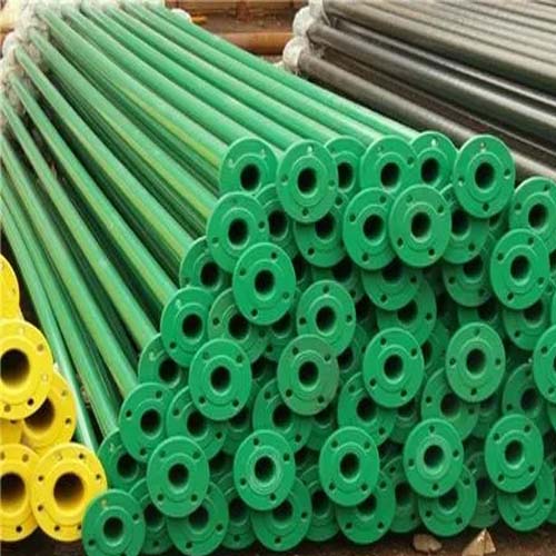 阿拉善盟涂塑钢管施工案例